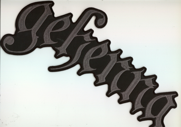images Gehenna - Graues Neues Logo Rückenaufnäher