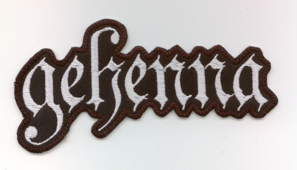 images Gehenna - Weisses Neues Logo Aufnäher