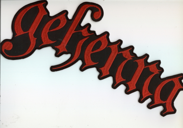 images Gehenna - Rotes Neues Logo Rückenaufnäher