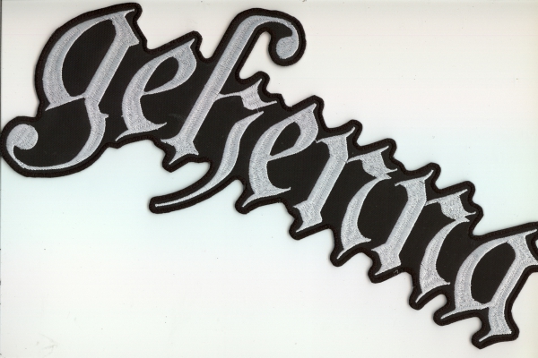 images Gehenna - Weisses Neues Logo Rückenaufnäher