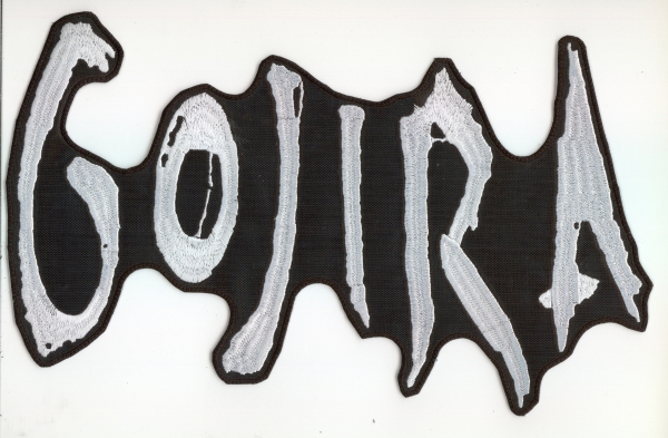 images Gojira - Weisses Logo Rückenaufnäher