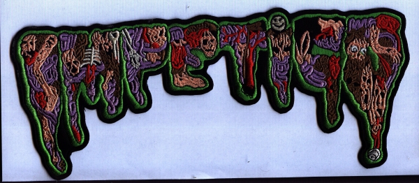 images Impetigo - Farbiges Logo Rückenaufnäher