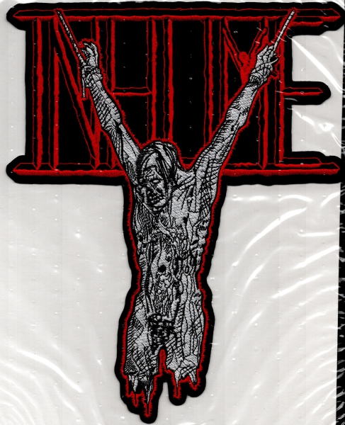 images Inhume - Rotes Logo Weisser Body Logo Rückenaufnäher