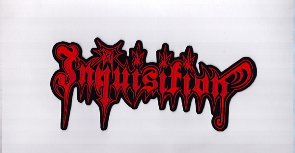 images Inquisition - Rotes Logo Rückenaufnäher