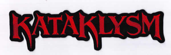 kataklysm_ub_r2_bpat Kataklysm - Rotes Logo Rückenaufnäher