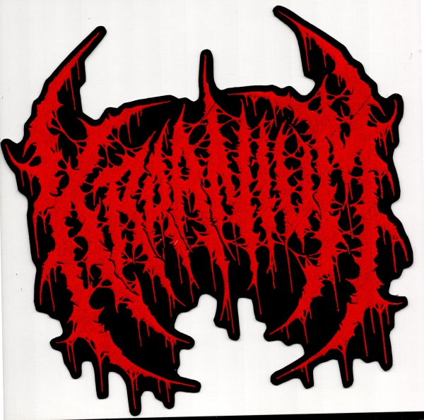 images Kraanium - Rotes Logo Rückenaufnäher