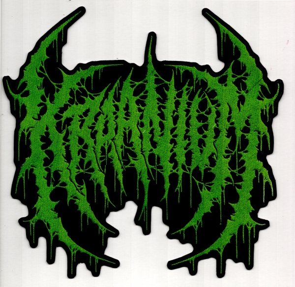 images Kraanium - Grünes Logo Rückenaufnäher