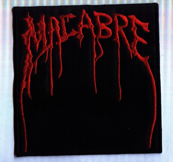 Macabre - Rotes Altes Logo Aufnäher
