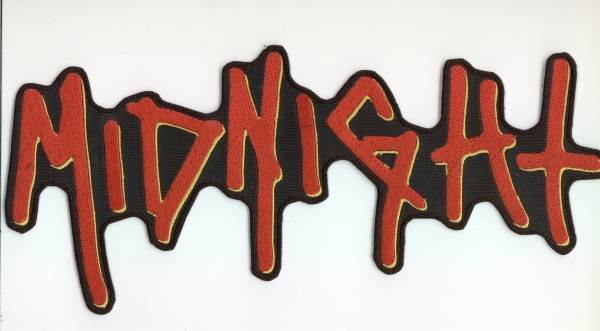 images Midnight - Rot Gelbes Logo Rückenaufnäher