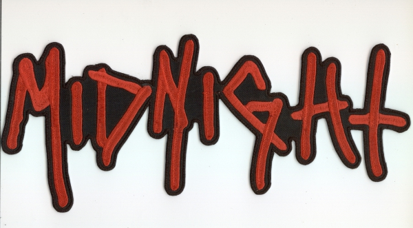 images Midnight - Rotes Logo Rückenaufnäher