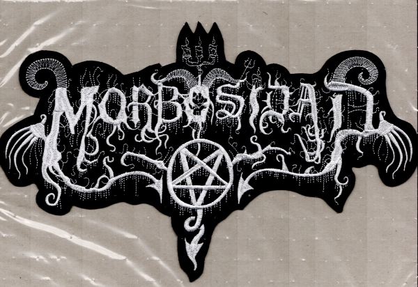 images Morbosidad - Weisses Logo Rückenaufnäher