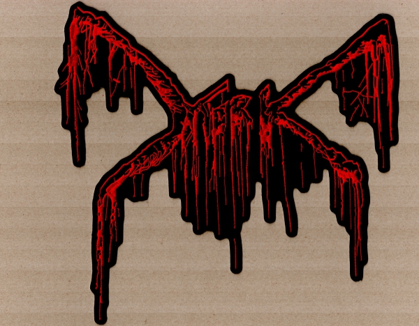Mork - Rotes Logo Rückenaufnäher