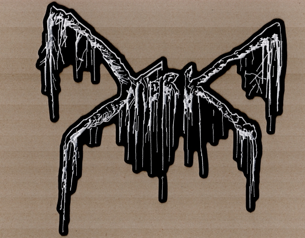 Mork - Weisses Logo Rückenaufnäher