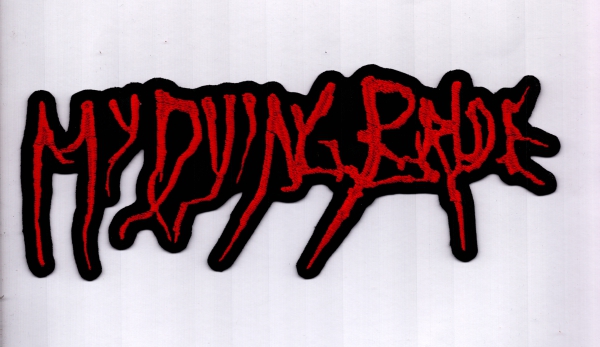 images My Dying Bride - Rotes Logo Rückenaufnäher