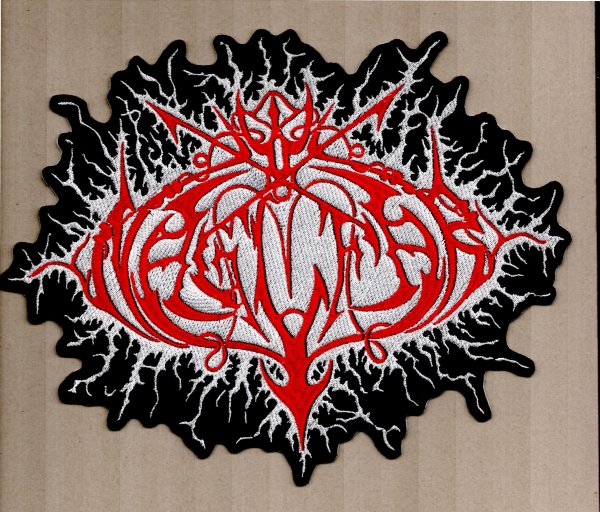 images Naglfar - Weiss Rotes Logo Rückenaufnäher