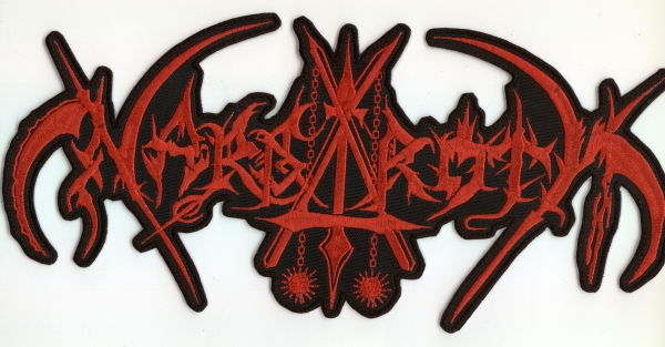 images Nargaroth - Rotes Kontour Logo Rückenaufnäher