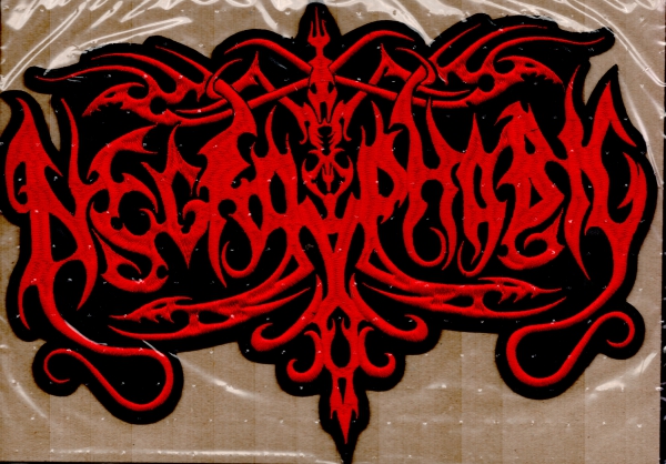 images Necrophobic - Rotes Logo Rückenaufnäher