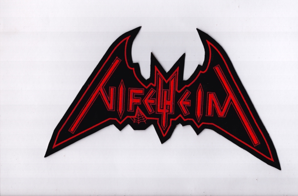 images Nifelheim - Rotes Logo Rückenaufnäher