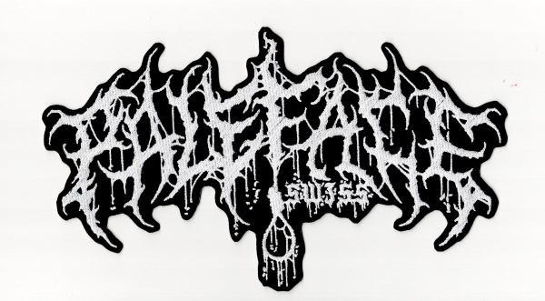 Paleface Swiss - Weisses Logo Rückenaufnäher