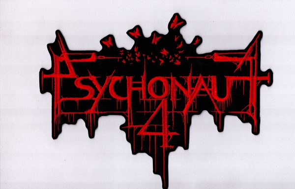 images Psychonaut 4 - Rotes Logo Rückenaufnäher