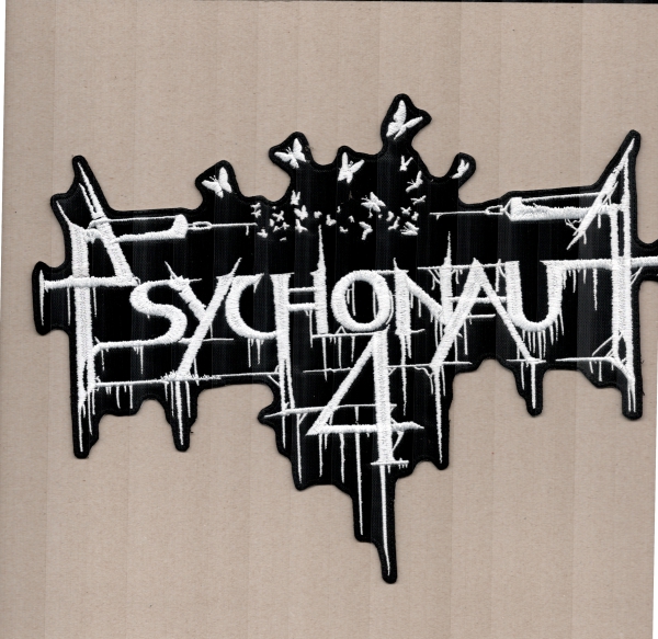 images Psychonaut 4 - Weisses Logo Rückenaufnäher