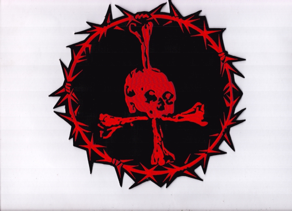 images Revenge - Rotes Scum Rückenaufnäher