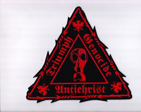 images Revenge - Rotes Triumph Genocide Antichrist Rückenaufnäher