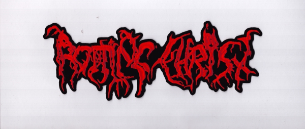 images Rotting Christ - Rotes Logo Rückenaufnäher