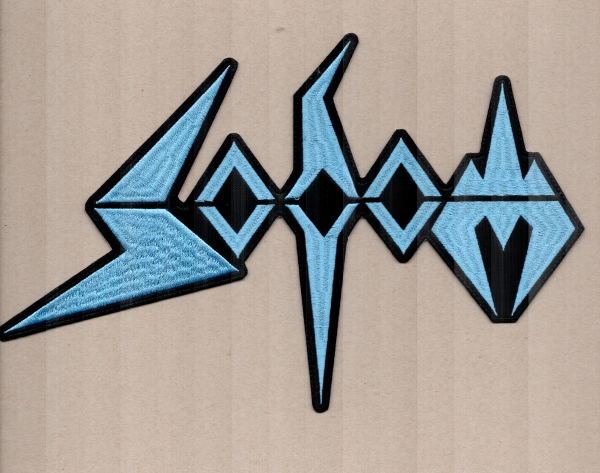 images Sodom - Blaues Logo Rückenaufnäher
