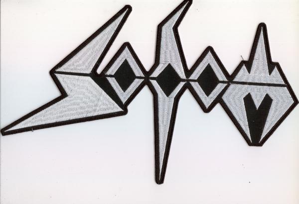 images Sodom - Weisses Logo Rückenaufnäher