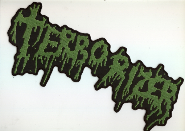 images Terrorizer - Grünes Logo Rückenaufnäher