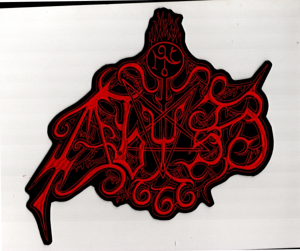 images The Abyss - Rotes Logo Rückenaufnäher