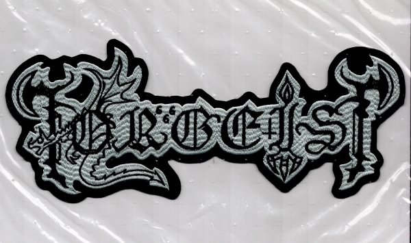 Torgeist - Weisses Logo Rückenaufnäher