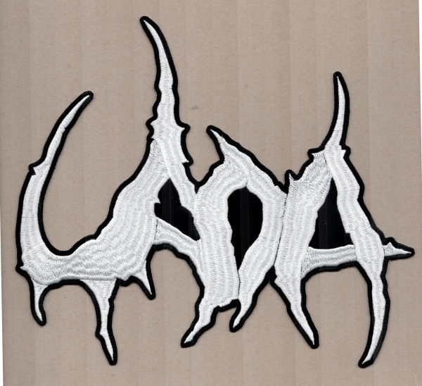 images Uada - Weisses Logo Rückenaufnäher
