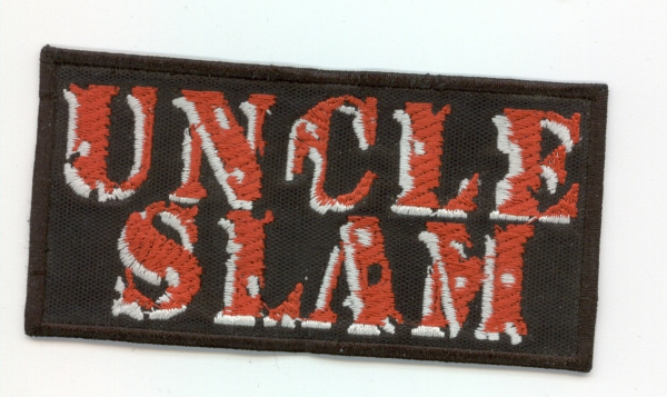 images Uncle Slam - Rot Weisses Logo Aufnäher