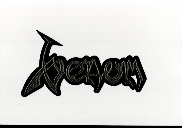 Venom - Logo Grau Rückenaufnäher