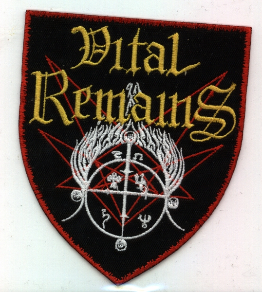 Vital Remains - Symbol Farbiger Schild Aufnäher