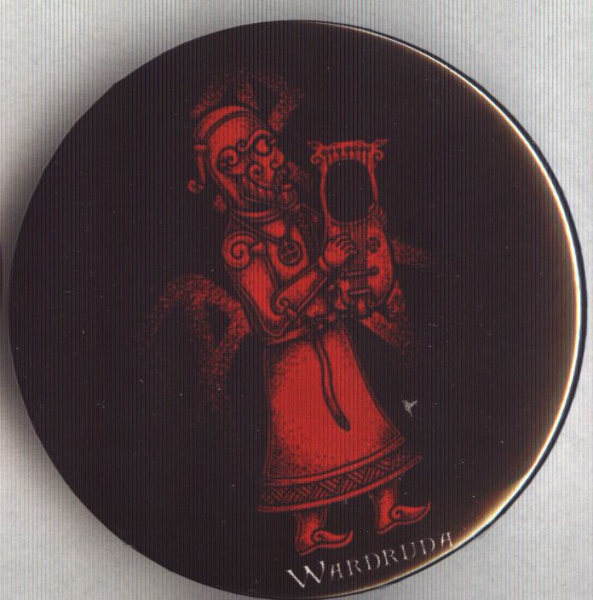 Wardruna - Skald Weiss Button 59 mm