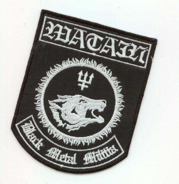 images Watain - Weisses Black Metal Militia Wappen Patch