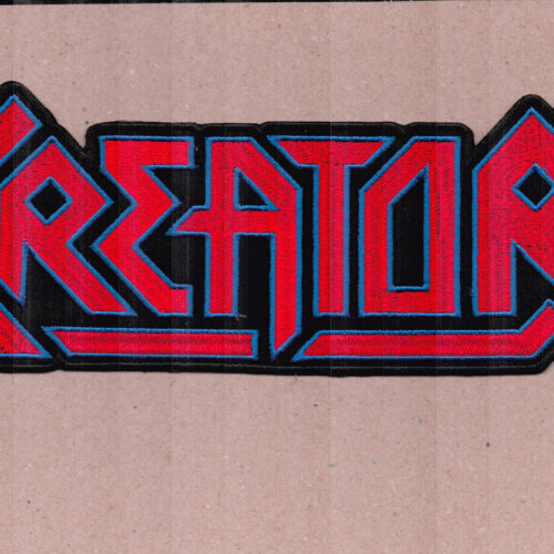 Kreator - Blau Rotes Logo R&uuml;ckenaufn&auml;her