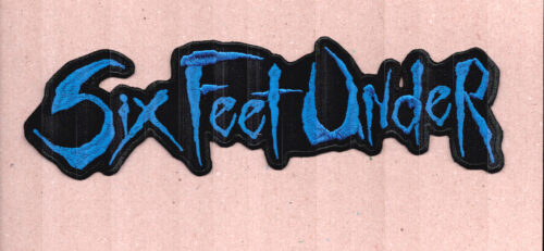 Six Feet Under - Blaues Logo Rückenaufnäher